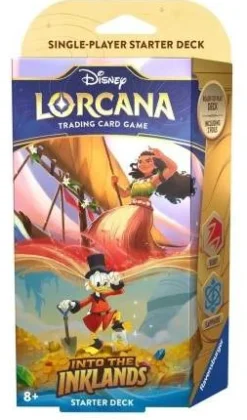 Into the Inklands Ruby & Sapphire (Moana & Scrooge McDuck) Starter Deck Lorcana TCG