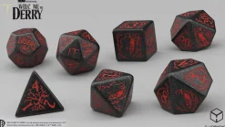 It Welcome to Derry Poly Shimmering Black /Red (7)