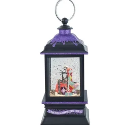 Jack & Sally Spinning Musical Lantern 23 cm