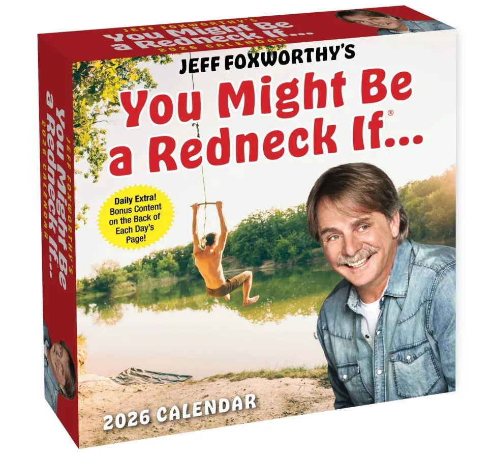 Jeff Foxworthy's You Might Be A Redneck If. . . 2026 Day-to-Day Calendar