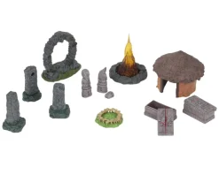 Jungle Shrine 4D Settings Painted Miniatures
