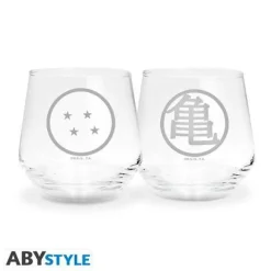 Kame & Dragon Ball Glass Set of 2