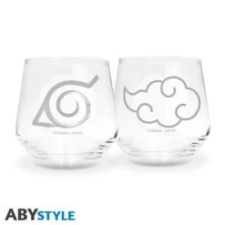 Konoha & Akatsuki Glass Set of 2