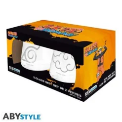 Konoha & Akatsuki Glass Set of 2