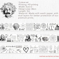 Law of Attraction Washi Tape Sticker Set