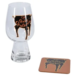 Leaky Cauldron Glass and Coaster Set