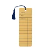 Library Card Bookmark