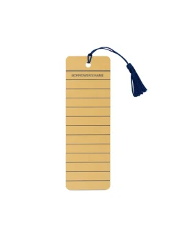 Library Card Bookmark