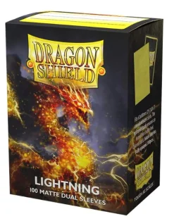Lightning Matte Dual Dragon Shield Sleeves (100)