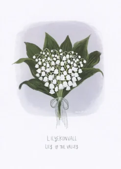 Liljekonvall kort A6