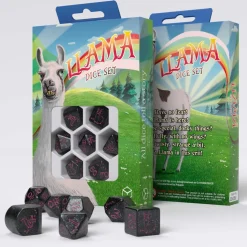 Llama Spitty Poly Black /Pink (7)