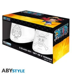 Luffy & Ace Glass Set of 2