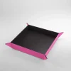 Magnetic Dice Tray Square Black/Pink Terningbrett