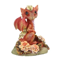 Marigold Flower Dragon Ornament 11 cm