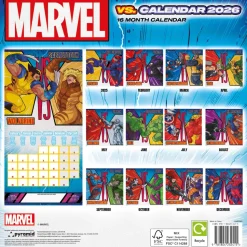 Marvel 2026 Square Calendar