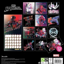 MARVEL SPIDER-MAN 2026 SQUARE CALENDAR
