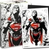 Matte Dual Superman Core Red /White Standard Size (100) Kortlommer, Dragon Shield