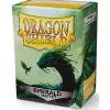 Matte Emerald Standard Size Dragon Shield Sleeves (100)