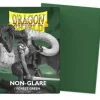 Matte Green Non-Glare Standard Size Dragon Shield Sleeves (100)