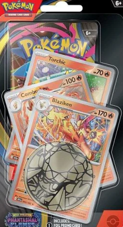 Mega Evolution 2 Phantasmal Flames Blaziken 1P Premium Checklane Pack