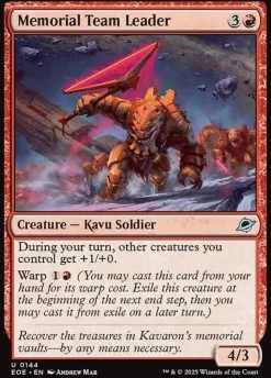 Memorial Team Leader (Enkeltkort)