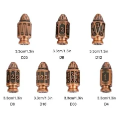 Metal Poly Ancient Bullet Copper (7)