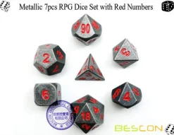Metal Poly Ancient Nickel /Red (7)