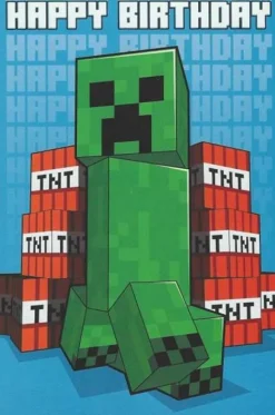 Minecraft Happy Birthday Creeper