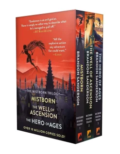 Mistborn Trilogy Paperback Boxed Set: Mistborn, the Well of Ascension, the Hero of Ages