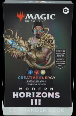 Modern Horizons 3 Creative Energy Commander Deck Magic the Gathering