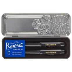 Moleskine X Kaweco Pen Set Medium Nib Black