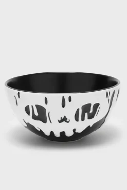 Molten Skull Earthenware Bowl