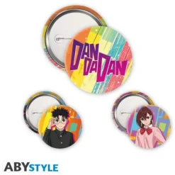 Momo & Okarun Badge Pack