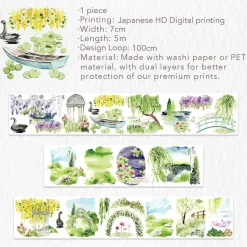 Monet's Garden Wide PET Tape