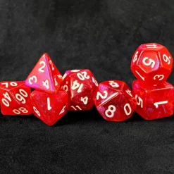 Moonstone Poly Red /White (7)