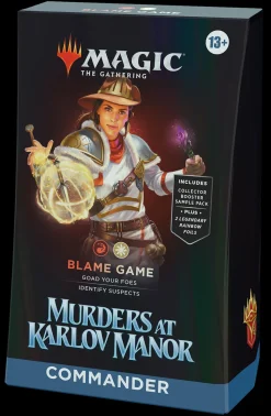 Murders at Karlov Manor Blame Game Commander Deck Murders at Karlov Manor Magic the Gathering