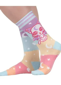 Mystic Kitty Ankle Socks (36-46)