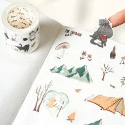 Neko Washi Tape Sticker Set