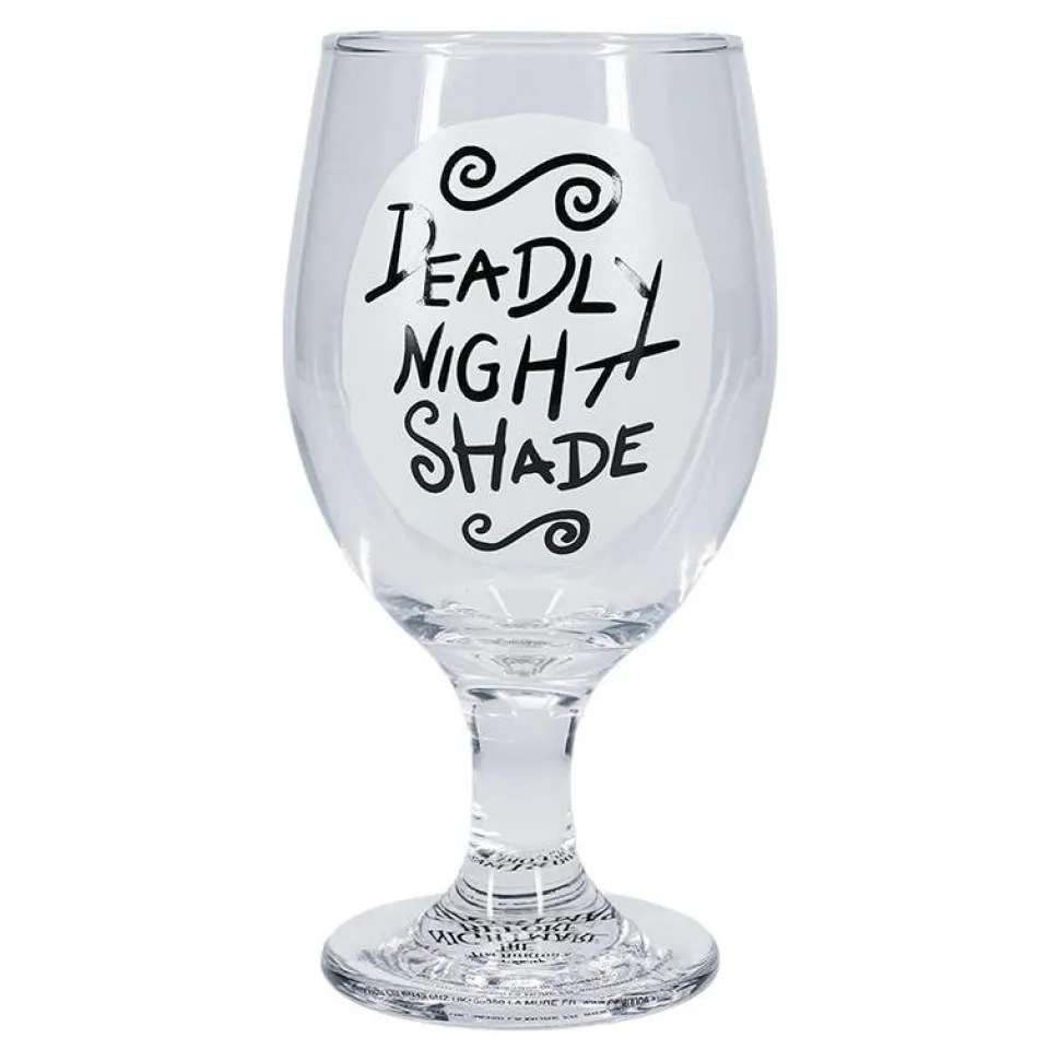 Nightmare Before Christmas Glow in the Dark Glass
