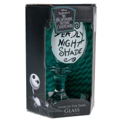 Nightmare Before Christmas Glow in the Dark Glass