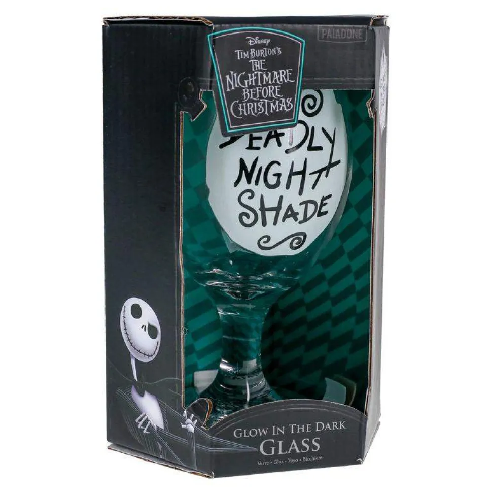 Nightmare Before Christmas Glow in the Dark Glass