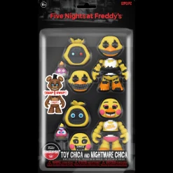 Nightmare Chica & Toy Chica Snaps Action Figure 2-Pack