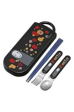No Face & Lantern Chopsticks, Spoon & Fork Set