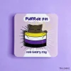 Non-Binary Kitty Pin