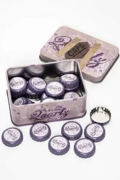 Nuka Quartz Bottle Caps Collectible Tin 10 cm