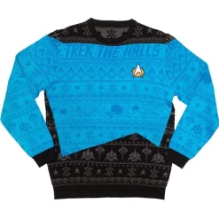 Numskull Star Trek Blue Christmas Jumper