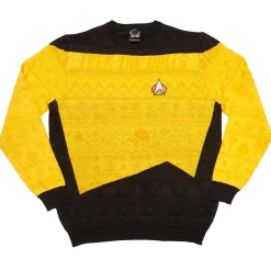 Numskull Star Trek Yellow Christmas Jumper