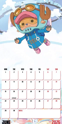 One Piece 2026 Square Calendar