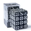 Opaque 12mm D6 Black /White (36)