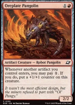 Oreplate Pangolin (Enkeltkort)